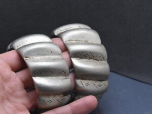 Old Pair Berber Bracelets – Ait Atta Tribe – Anti Atlas Mountains, Morocco
