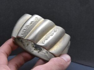 Berber bohemian hippie style silvre cuff or vintage ethnic haut atlas bracelet silver