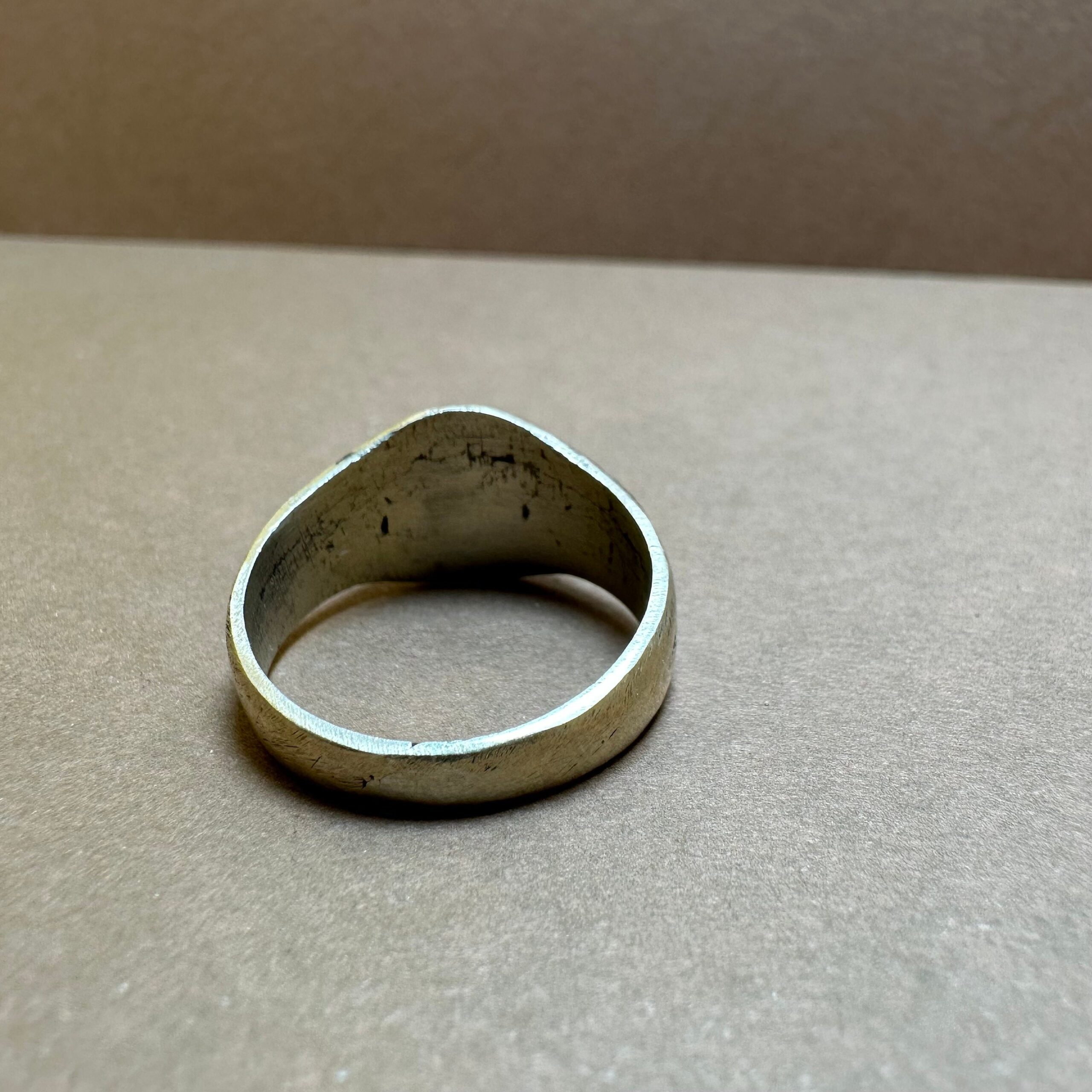Handmade Touareg Silver Ebony Ring: Berber Ethnic Jewelry - Image 4