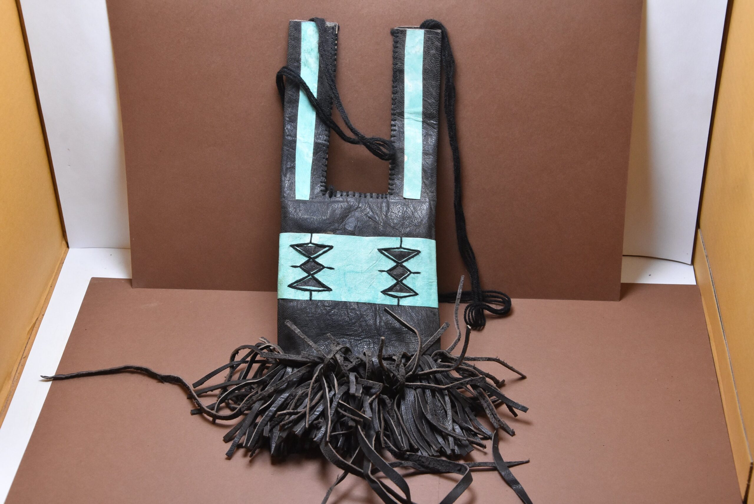 Vintage Tuareg Leather Fringe Bag: Ethnic Camel Wallet - Image 8