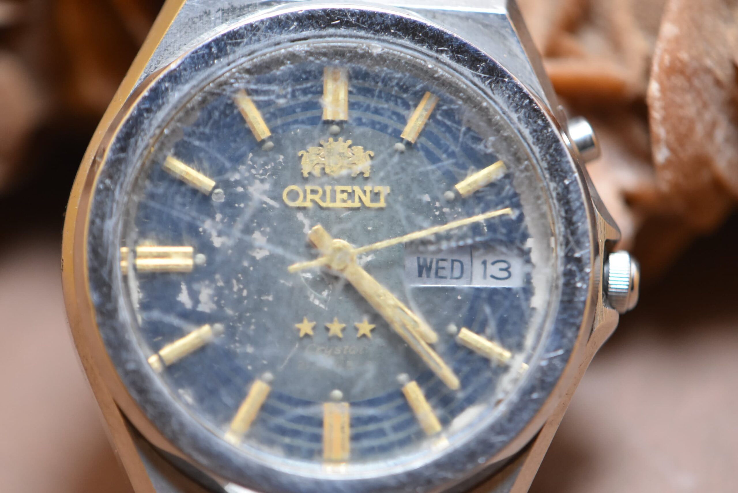 Vintage ORIENT Watch Automatic 21 Jewels Water Resistant day date - Image 2