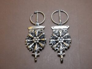 PAIRS OF BERBER fibula ethnic handcraft moroccan zagora