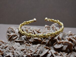 bracelet tuareg cuivre handmade, viking cuff