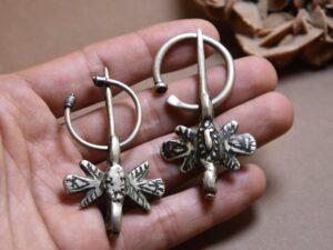 Vintage Berber Silver Fibula Pair: Moroccan Ait Atta Brooches