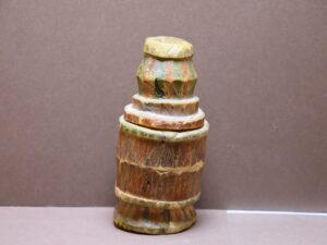Old Kajal Kohl Wood Bottle – Berber – Morocco BOITE À KHOL vintage Antique boîte à empty