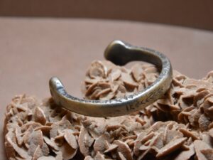 Vintage Berber Copper Anklet Bracelet: Moroccan Tribal Jewelry