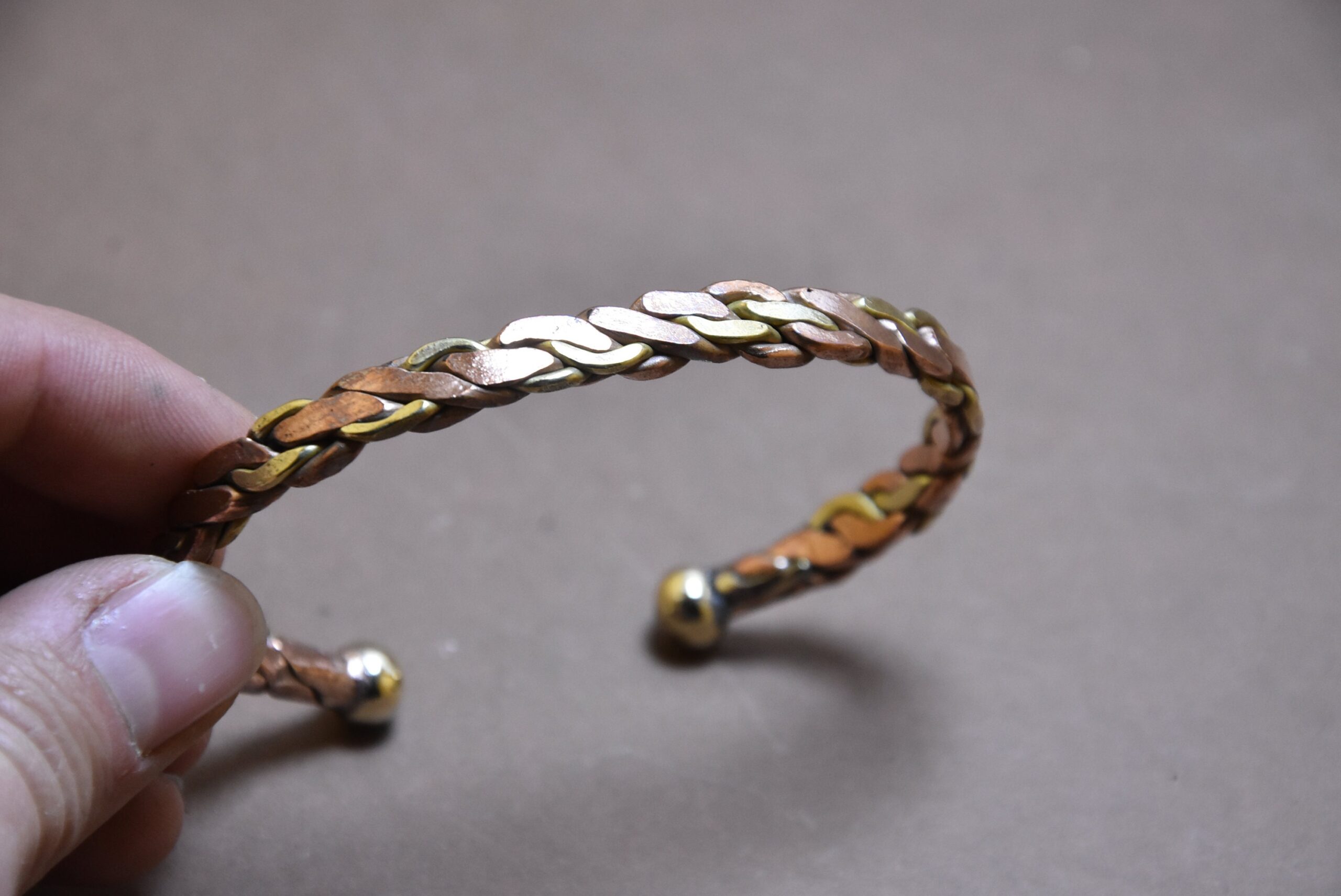 Handmade Copper Medical Alert Bracelet: Personalized ID Jewelry - Image 4