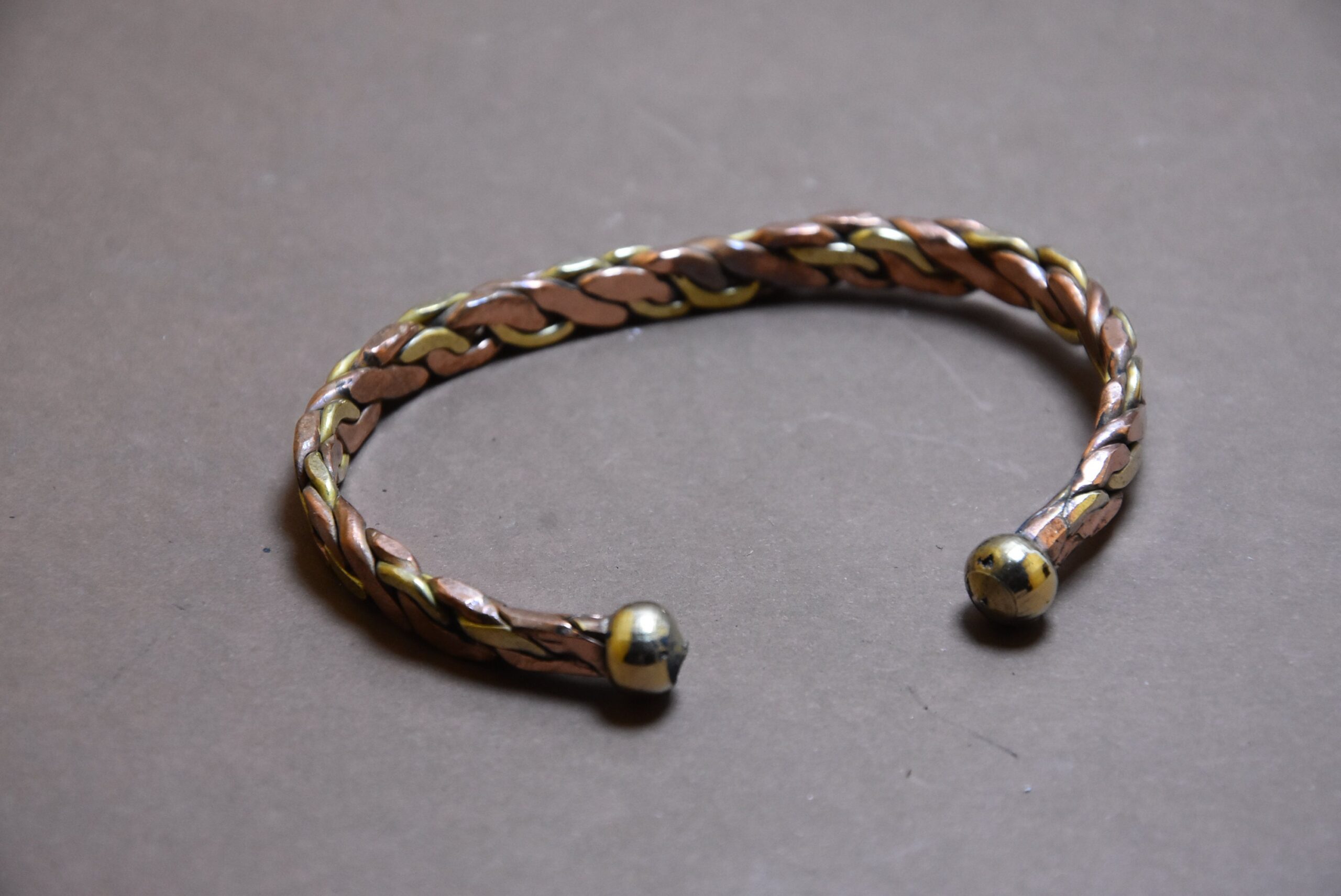 Handmade Copper Medical Alert Bracelet: Personalized ID Jewelry - Image 3