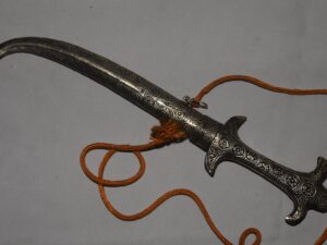 Old Koummya Dagger Silver Iron Ebony 1940s