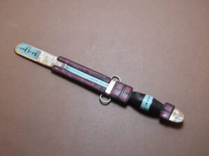Handmade Tuareg Dagger: Ethnic Silver & Leather Craft