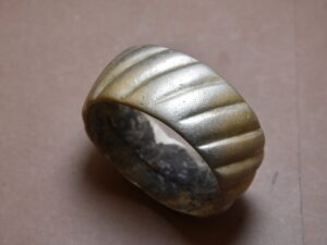 Vintage Berber Silver Bracelet: Handmade Moroccan Jewelry, 1950s