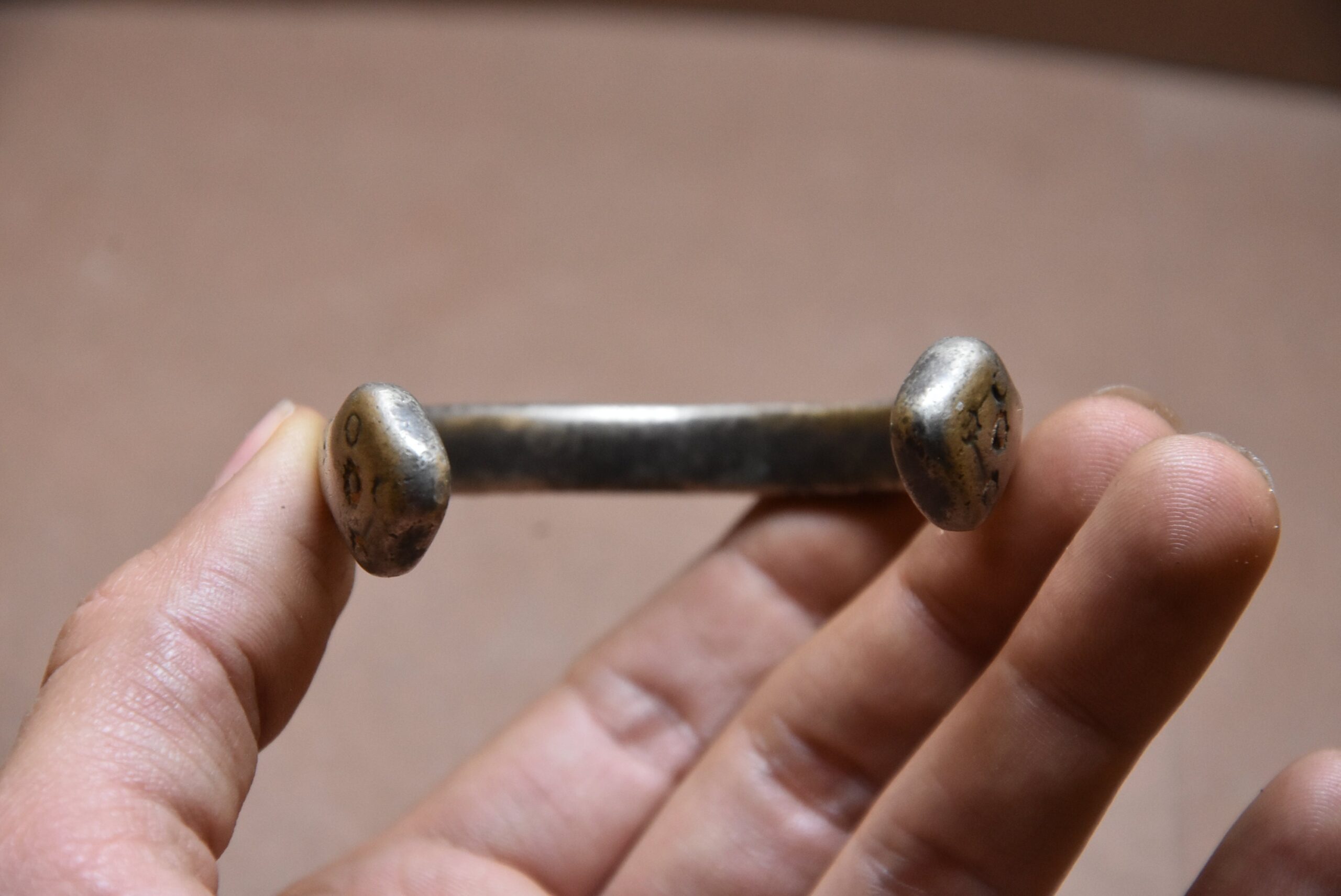 Vintage Berber Copper Anklet Bracelet: Moroccan Tribal Jewelry - Image 6