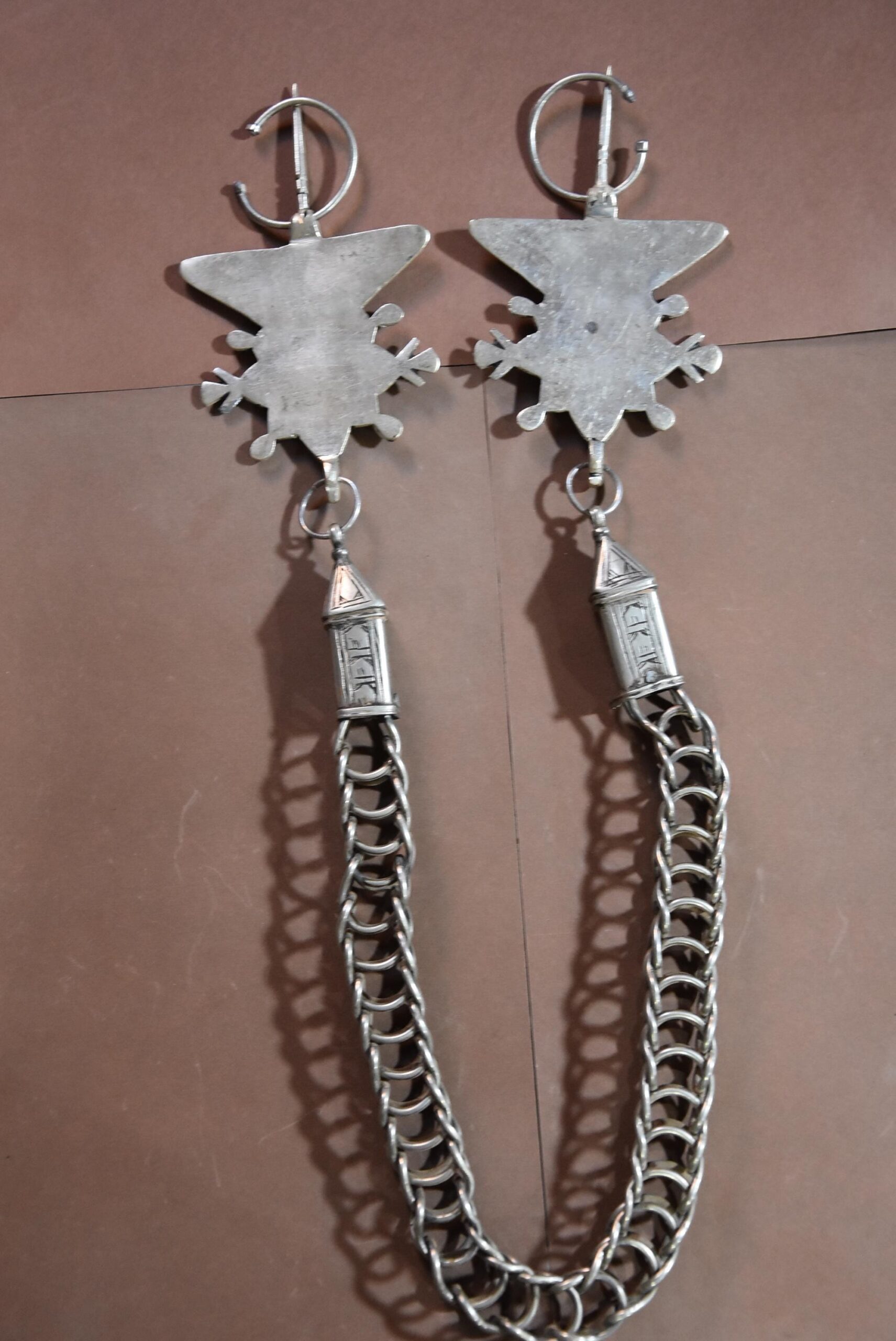 Vintage Berber Fibula: Moroccan Ethnic Jewelry, Silver 700 - Image 7