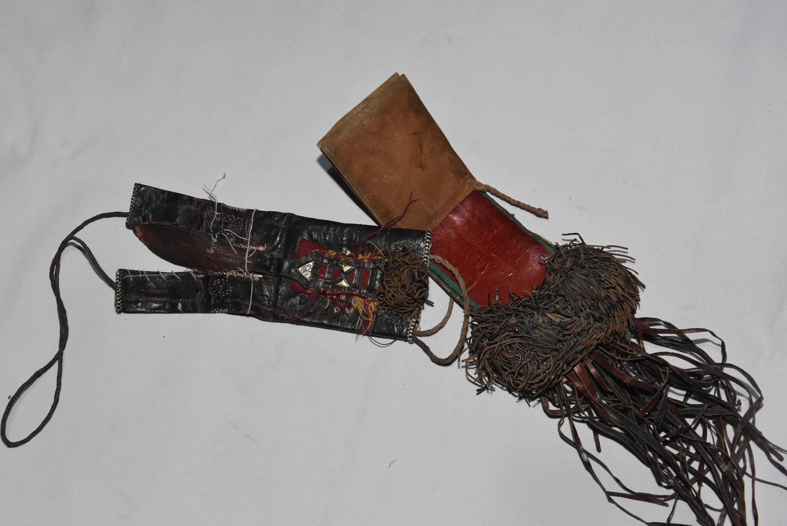 Tuareg Traditional Decorated Leather Wallet or Enafad-Abalak, Niger - Image 4