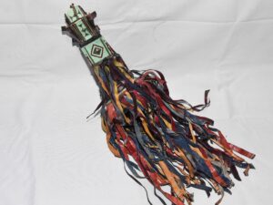 Tuareg Box Leather, Old African Art tent decor, bag