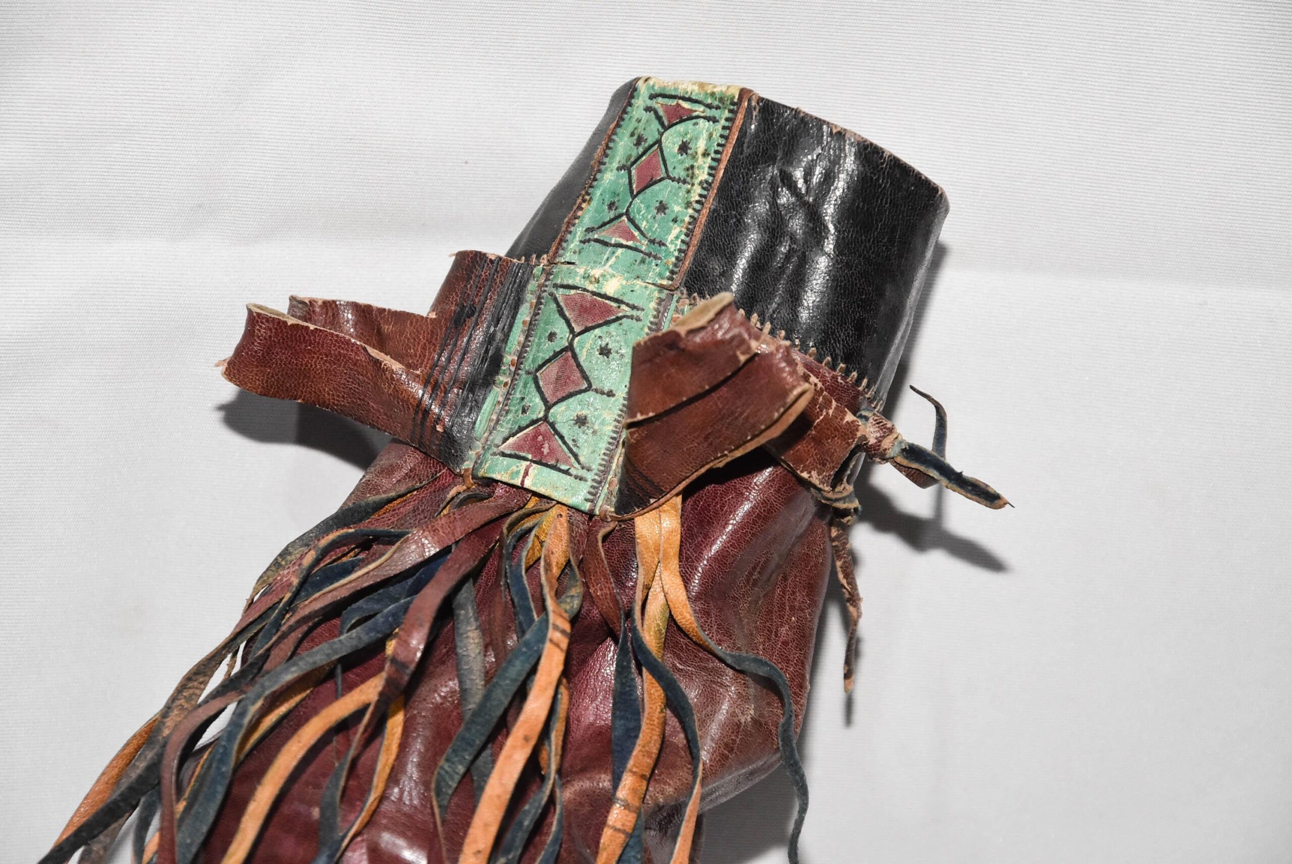 ethnic walett tuareg leather, amulette bags vintage - Image 3