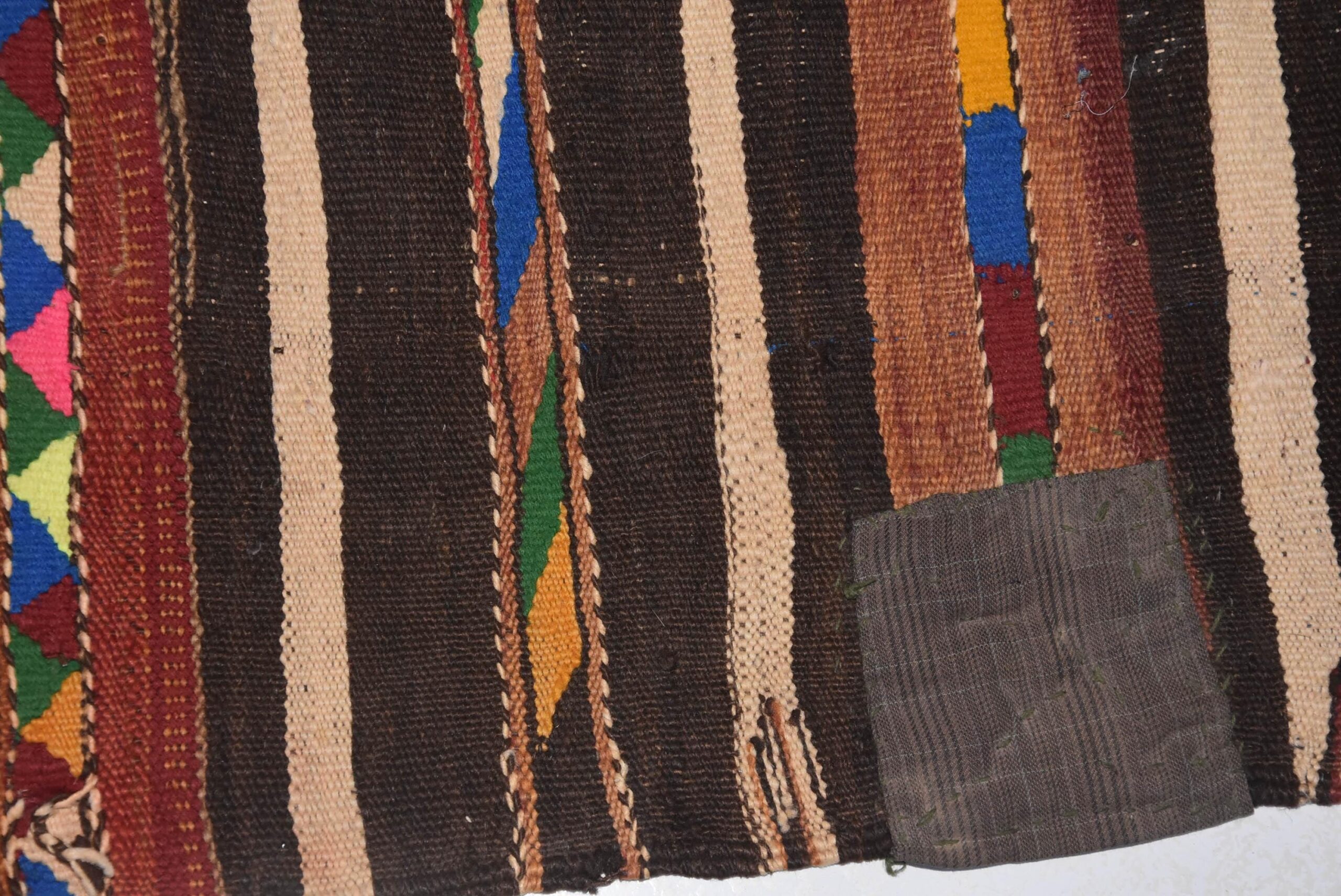 Old Wedding Blanket Handira ait hdiddou, moroccan carpet, berber, bedding Handmade and High Quality, old 1930s - Image 6