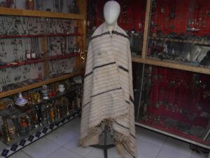Old Wedding Blanket Handira brown, moroccan carpet, berber, bedding