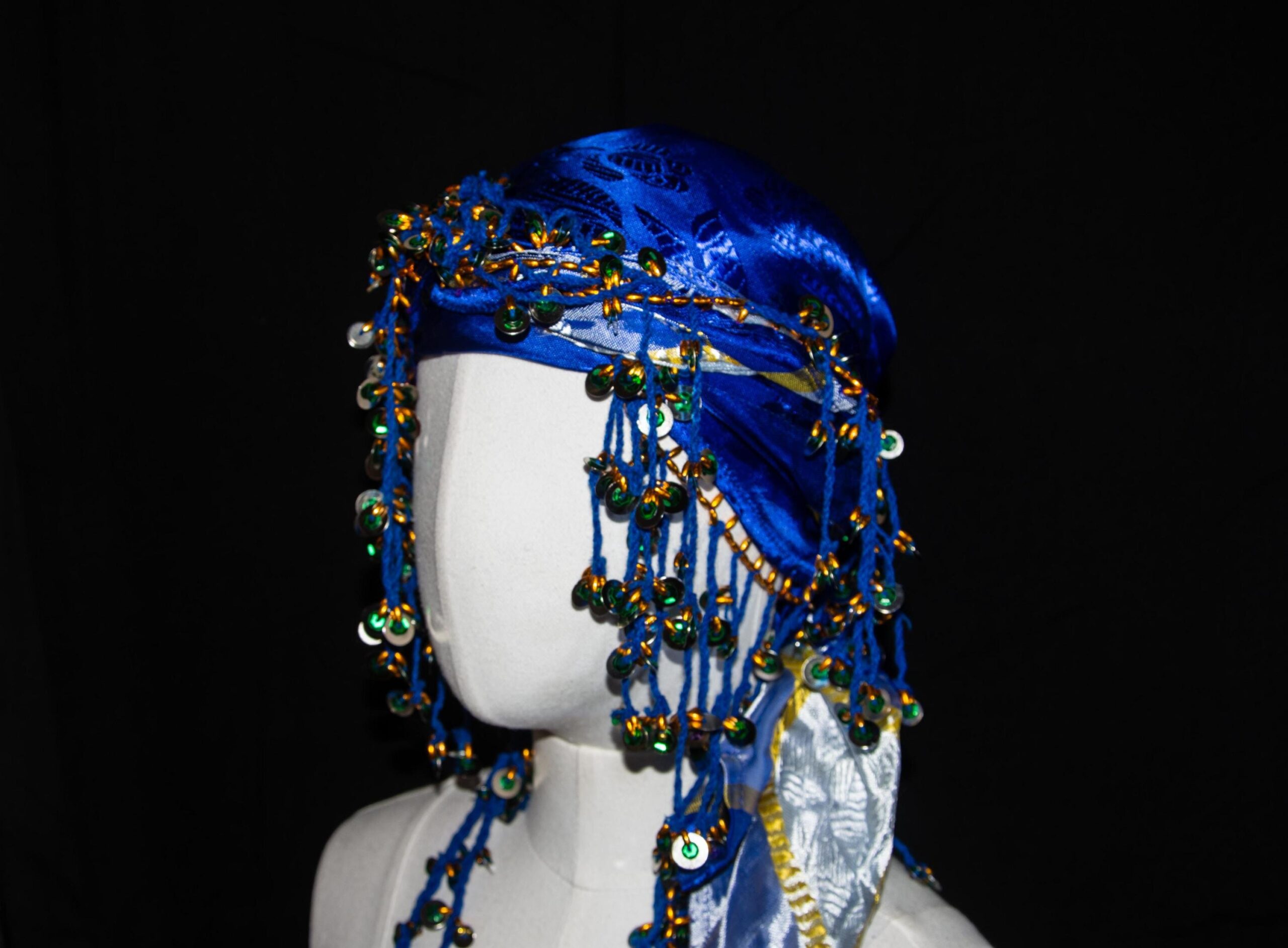 Berber Headdress Foulard, Ait Atta TASABNIT - Image 6