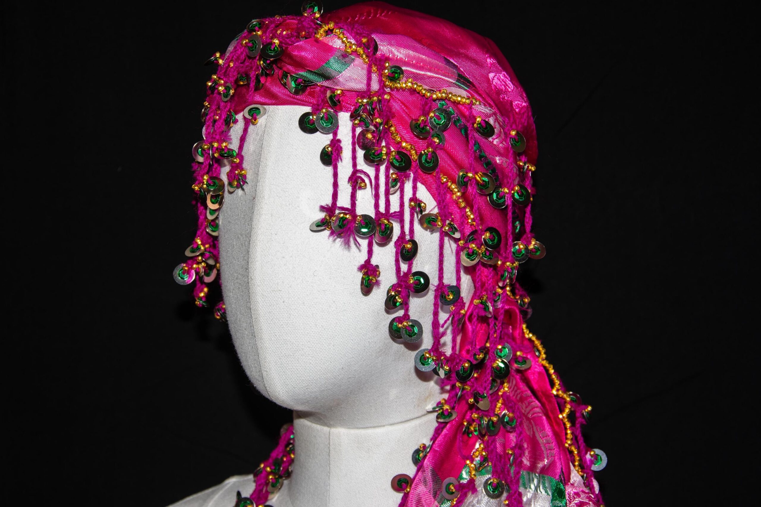 Berber Headdress Foulard, Ait Atta TASABNIT