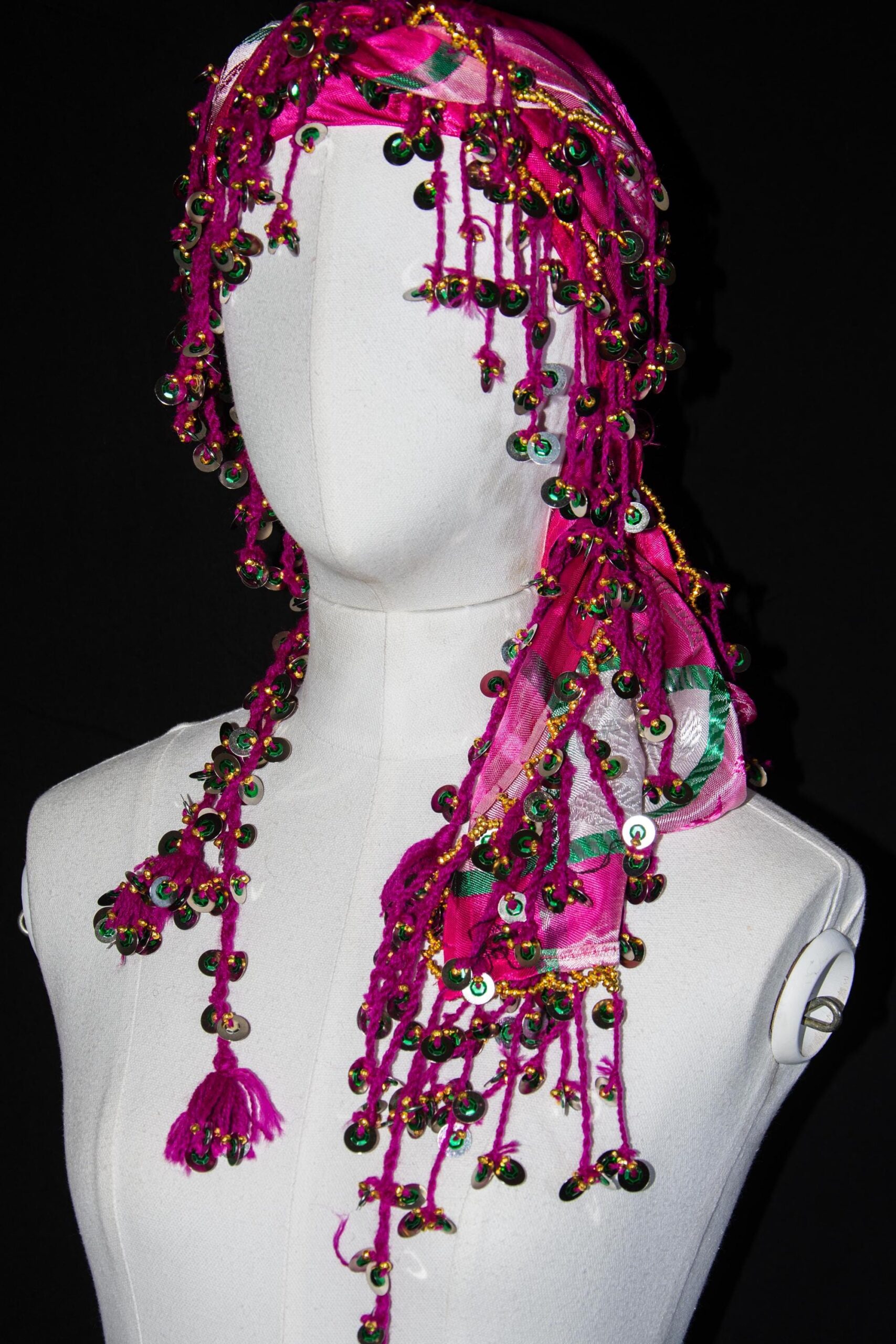 Berber Headdress Foulard, Ait Atta TASABNIT - Image 3