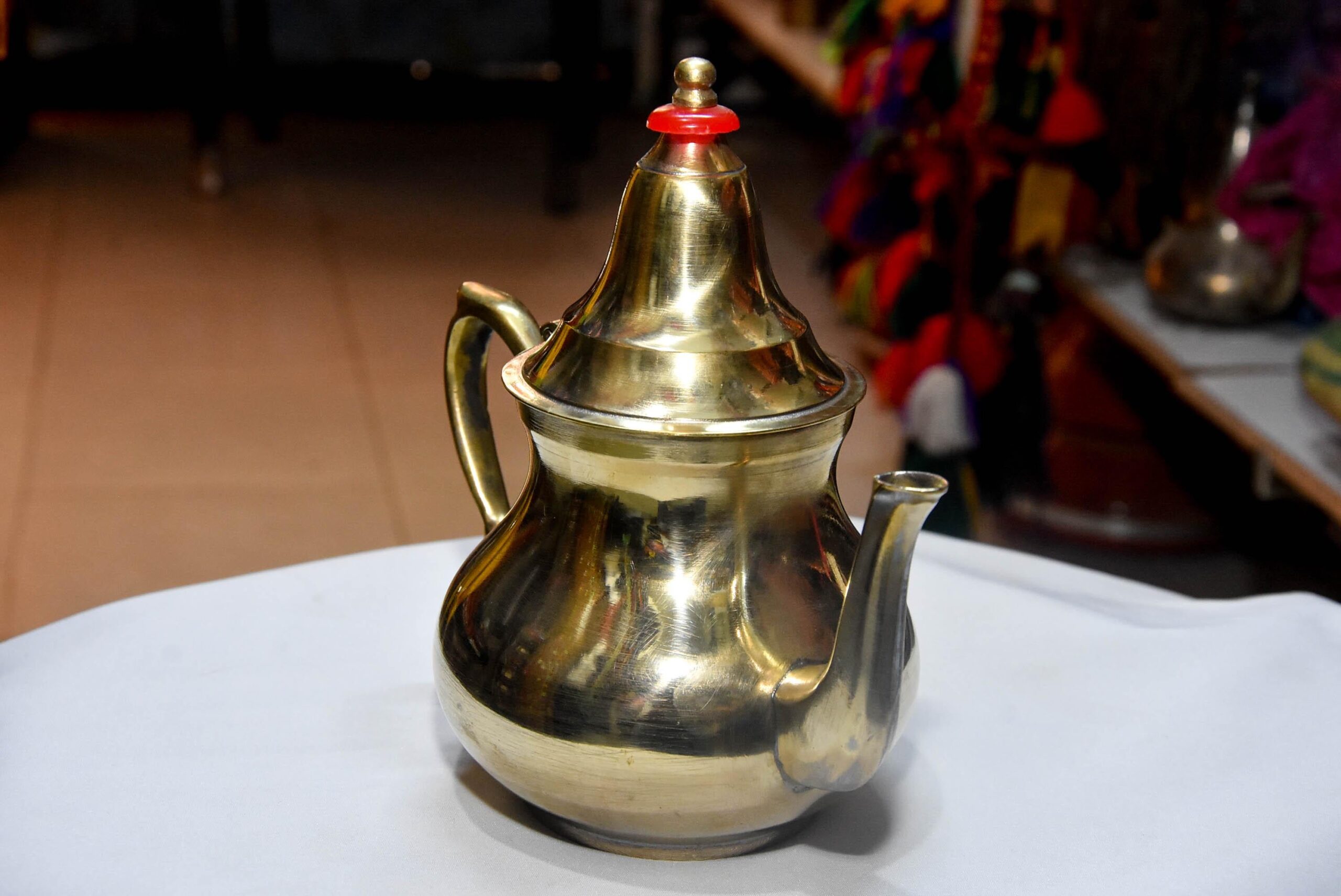 Moroccan Teapot: Berber Tuareg Metal Tea Pot - Image 4