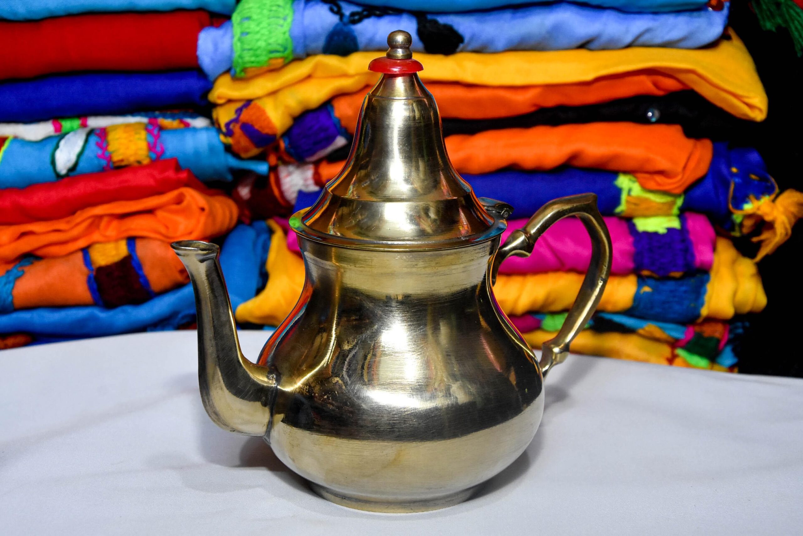 Moroccan Teapot: Berber Tuareg Metal Tea Pot - Image 5