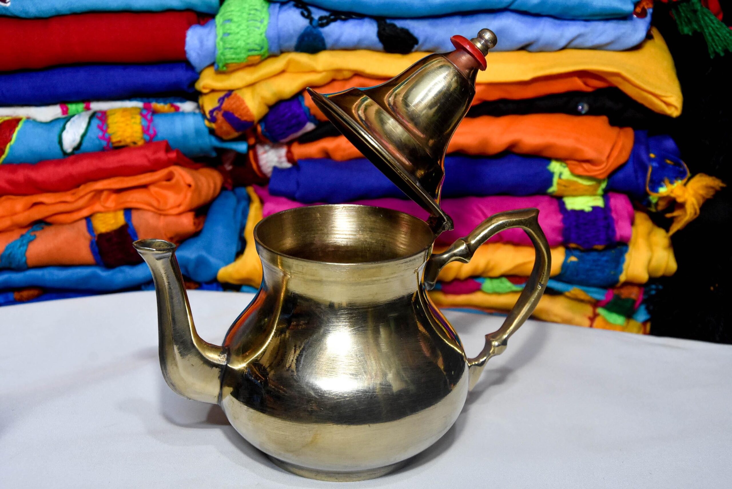 Moroccan Teapot: Berber Tuareg Metal Tea Pot - Image 6