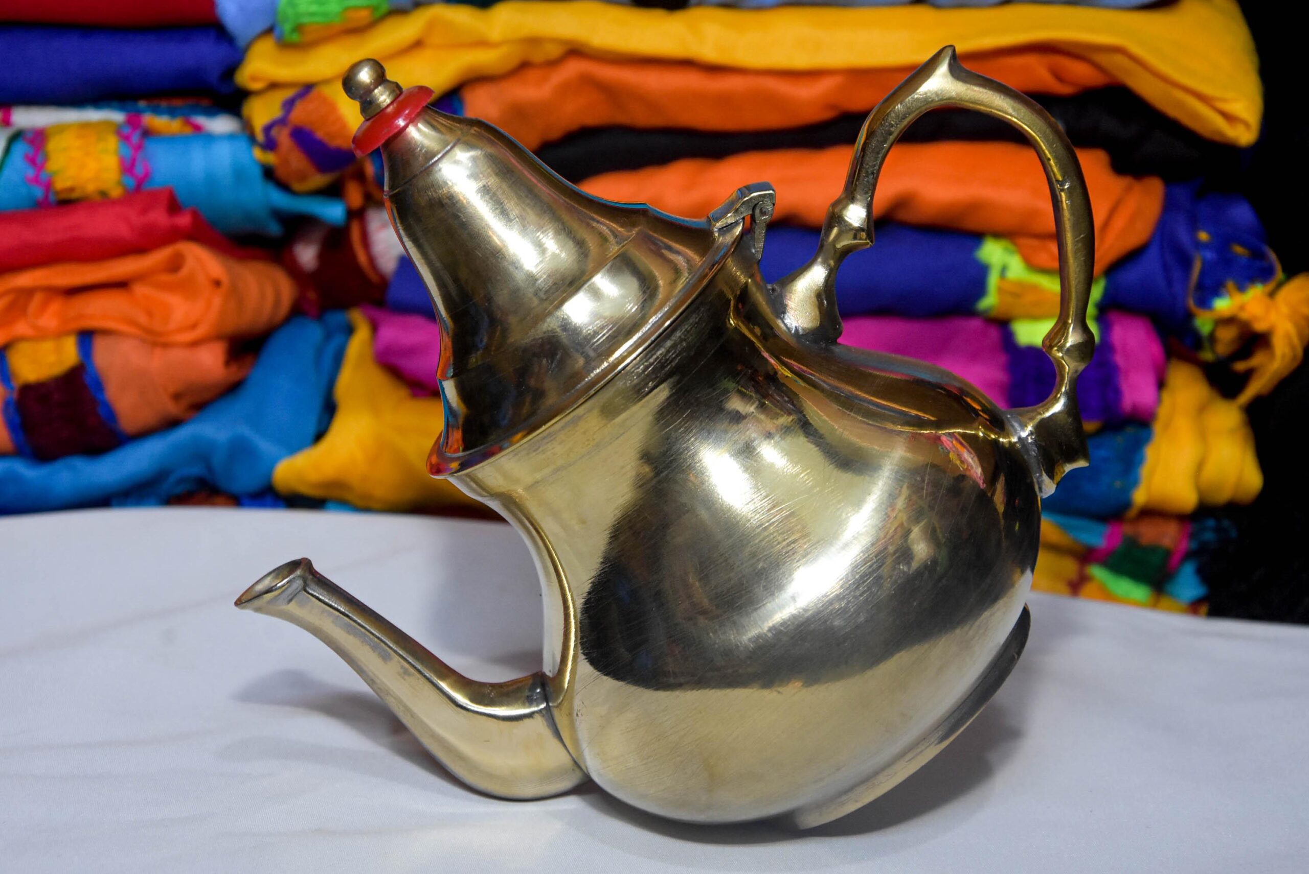 Moroccan Teapot: Berber Tuareg Metal Tea Pot - Image 8