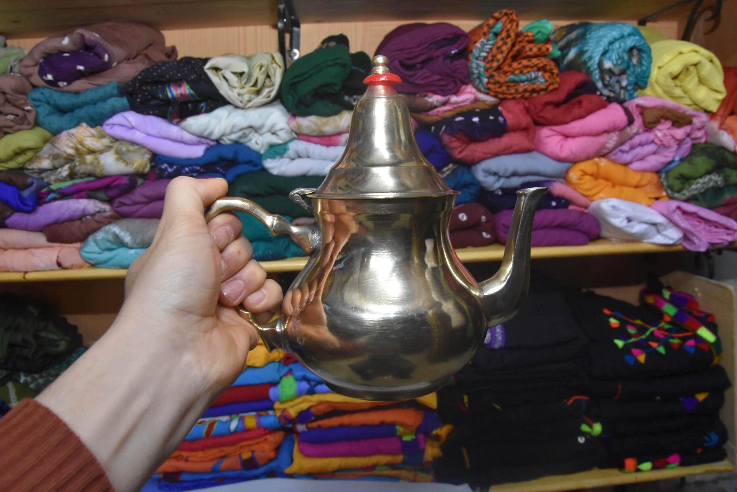 Moroccan Teapot: Berber Tuareg Metal Tea Pot - Image 10