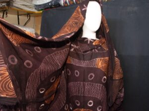Large Tuareg Melhfa Wrap - Traditional Berber Woman’s Dress - Boho Desert Shawl