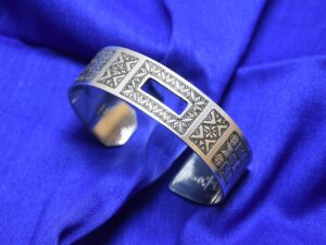 Tuareg Engraved Bracelet Silver 925