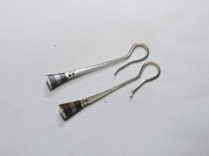 Tuareg Earrings Silver Ebony Handmade