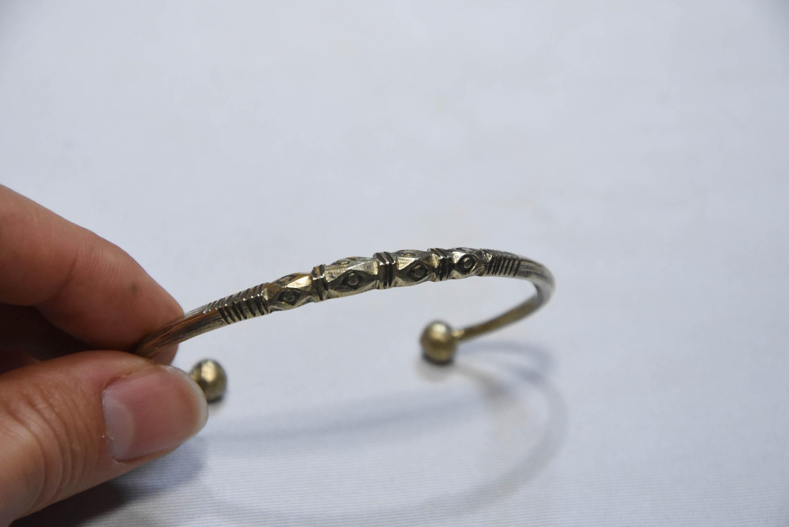 Tuareg Bracelet Handmade, Boho African Cuff - Image 6