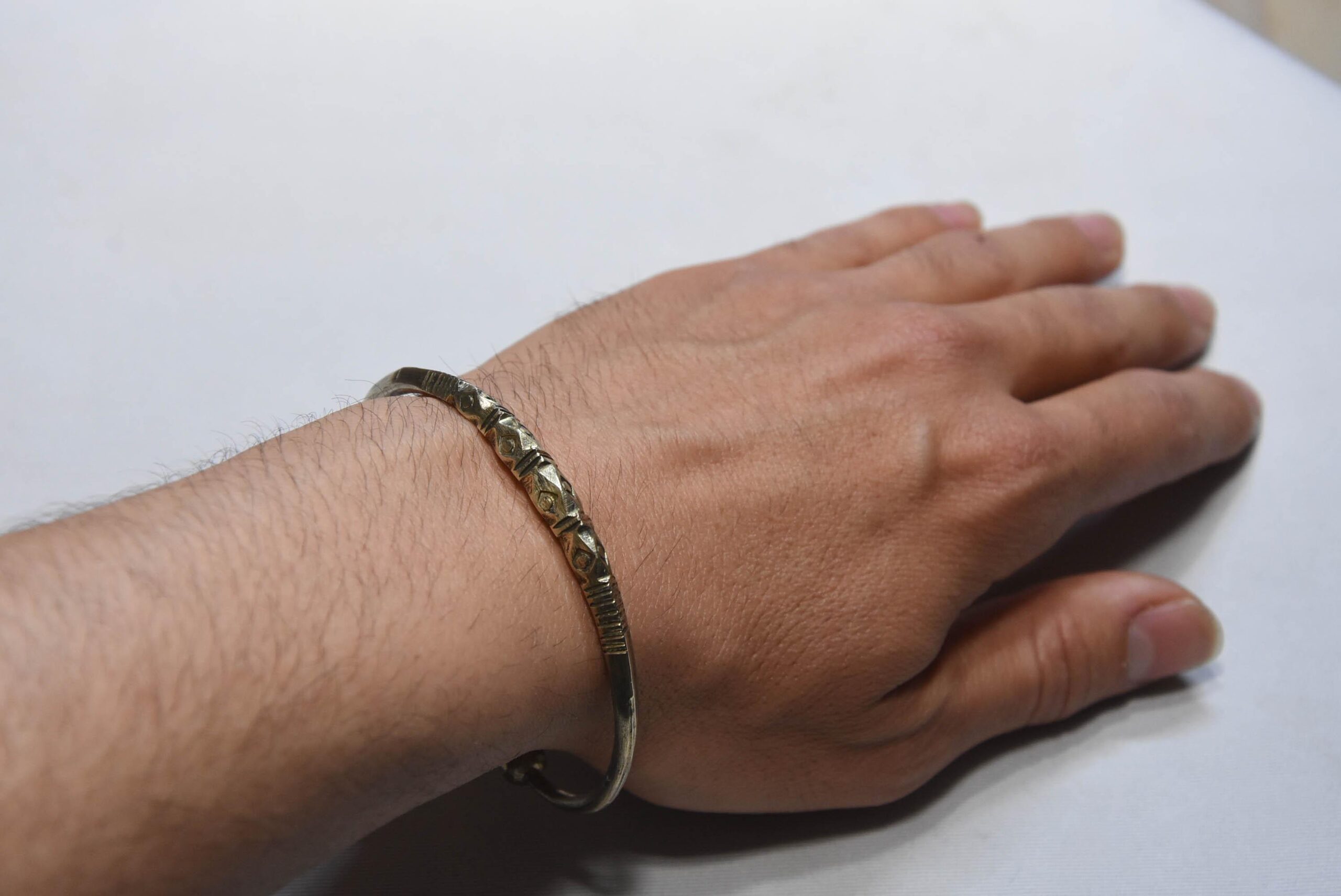Tuareg Bracelet Handmade, Boho African Cuff - Image 8