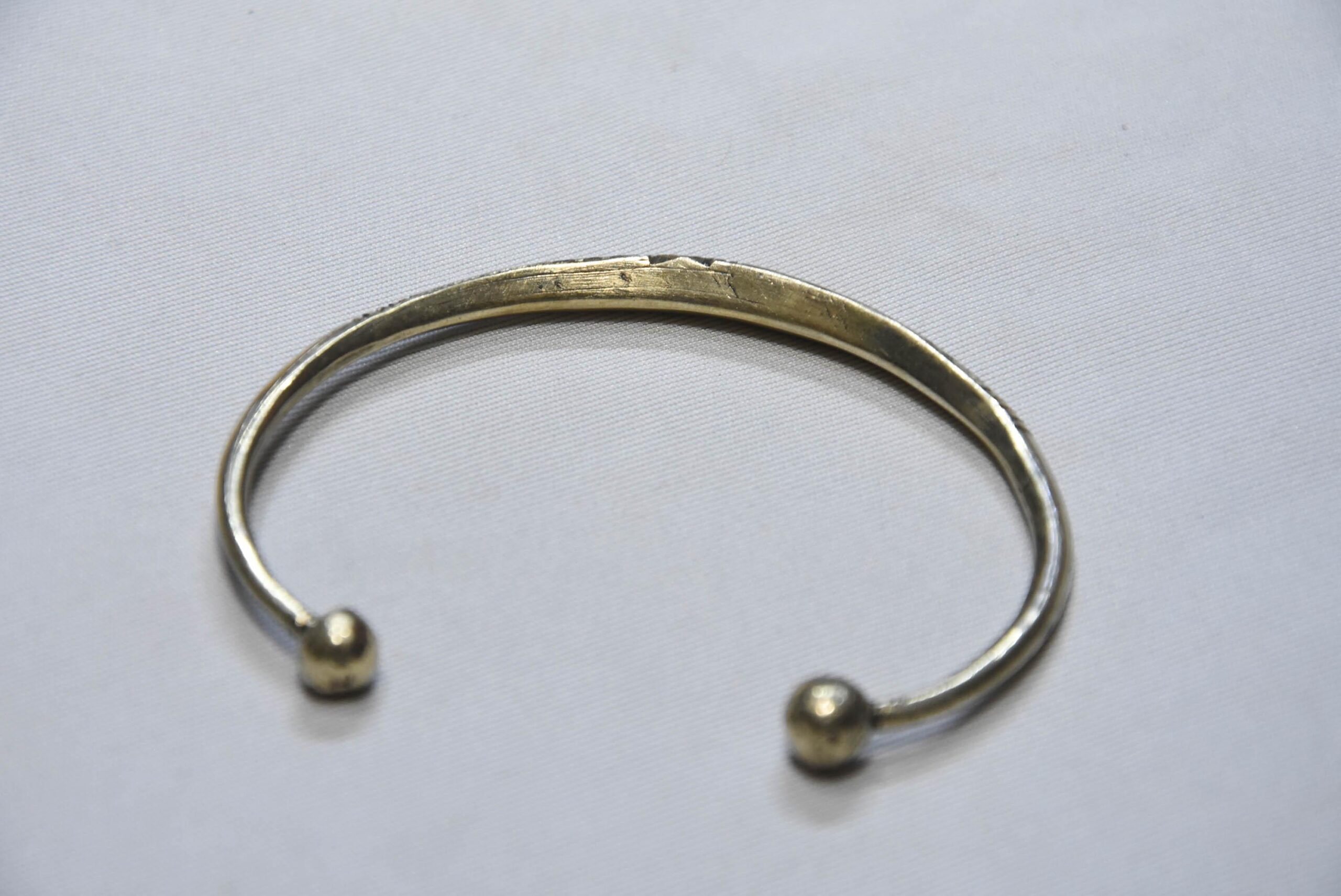 tuareg bracelet silver old handmade from niger sahara desert, ethnic tribal - Image 4