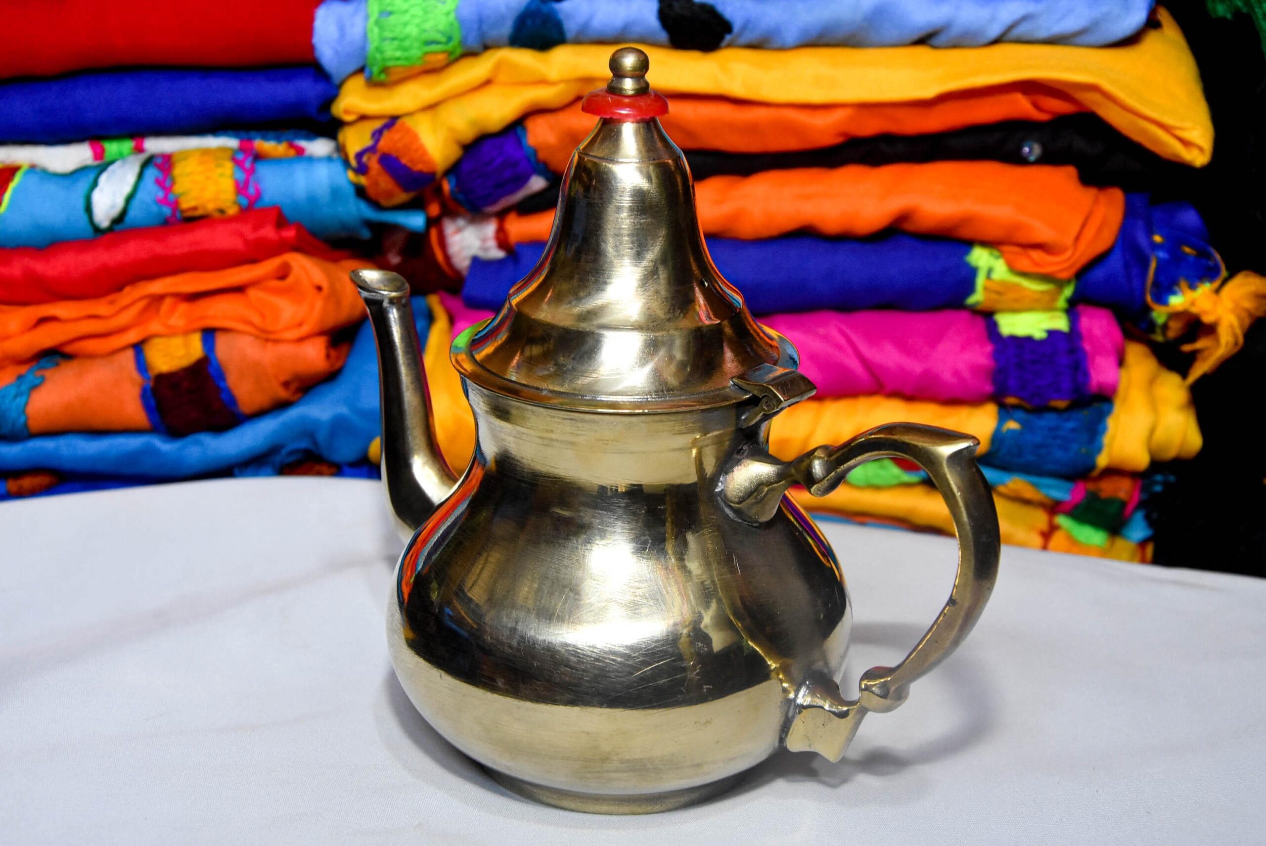 Moroccan Teapot: Berber Tuareg Metal Tea Pot - Image 7
