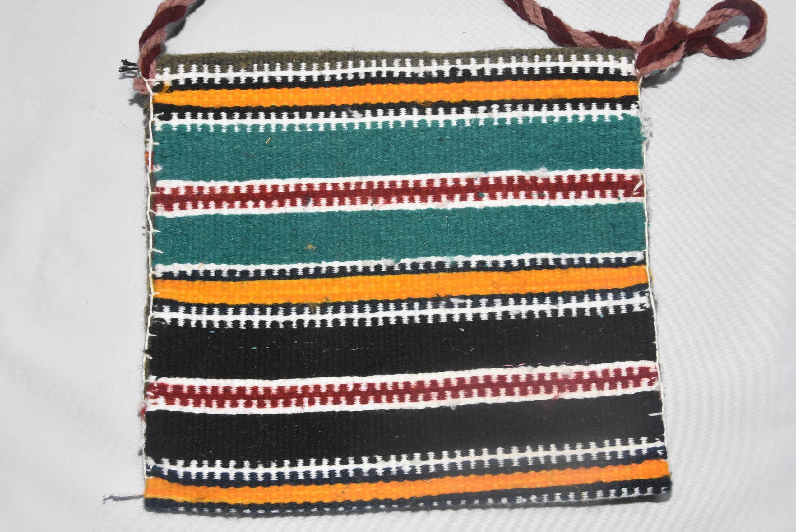 Authentic Amazigh Wool Bag - Tribal Moroccan Kilim Purse - Handmade Artisan Gift for Her - Image 7