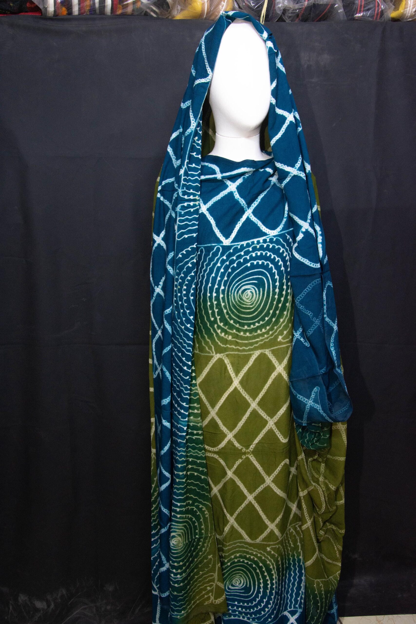Traditional Amazigh Melhfa - Ethnic Sahrawi Gown - Unique Handcrafted Desert Robe - Image 3