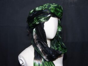 Extra Long Saharan Cheche - Authentic Berber Turban - Tribal Nomadic Scarf for Men & Women