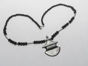tuareg Necklace Ebony Silver - African