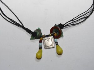 Vintage Tuareg Silver Amulet Pendant: Ethnic Berber Necklace
