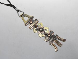 Tuareg Tribal Amulet and Veil Weight, Old Jewelery