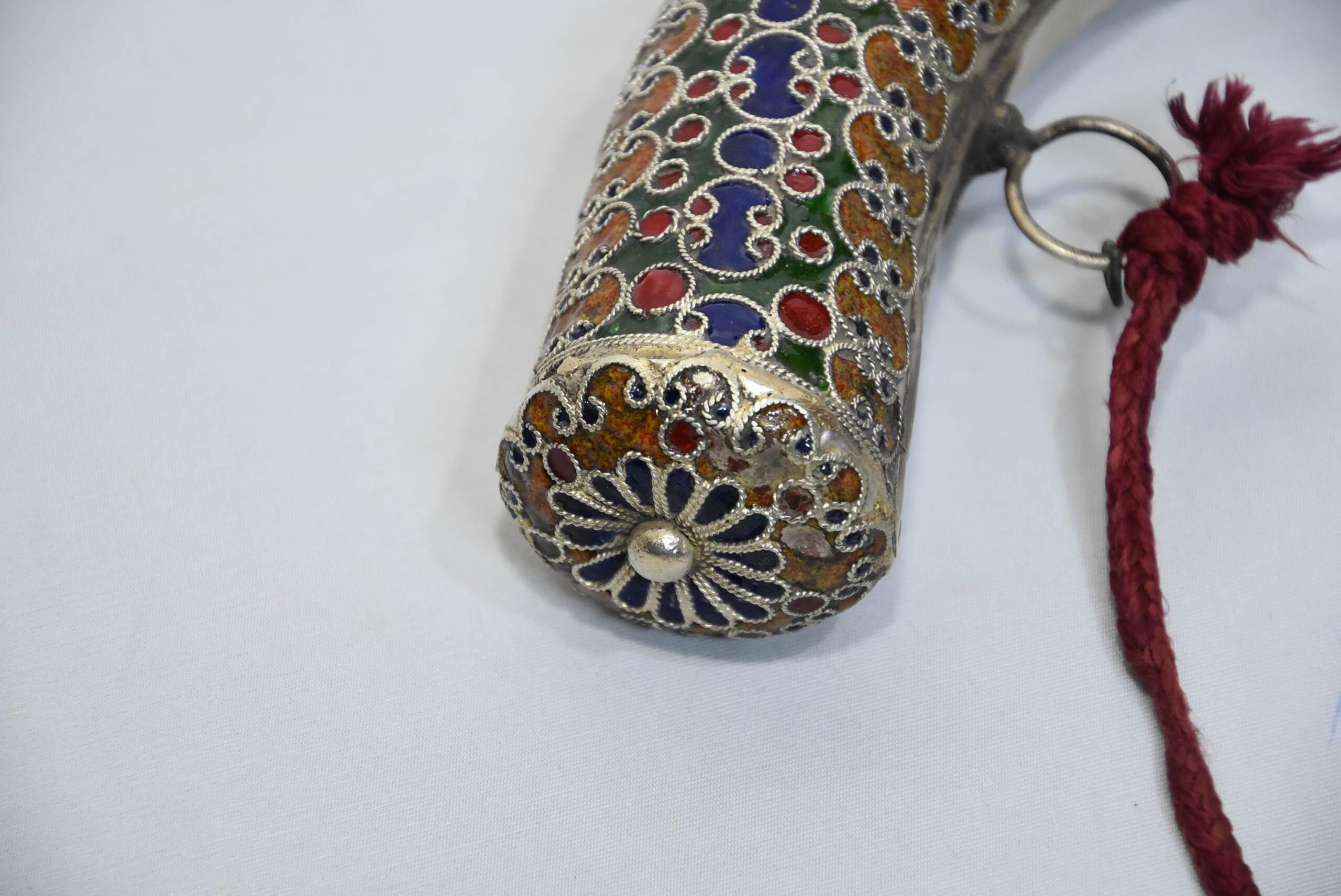 Antique Moroccan Powder-Horn, 19th, old powder horn - Image 5
