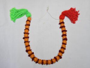 Moroccan Berber Amber resin Necklace, Amazigh Tribal Bead Statement Jewelry