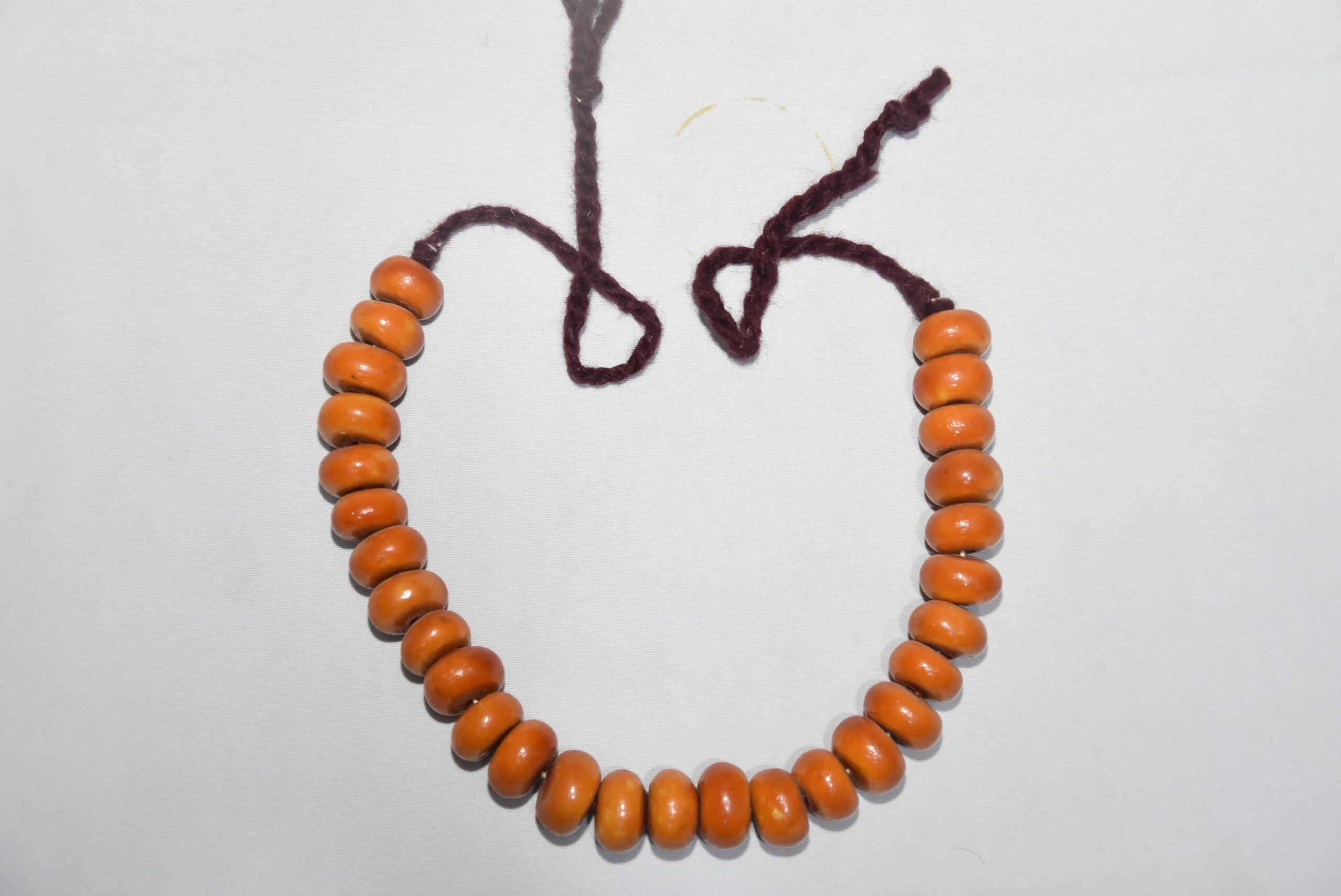 Old Berber Necklace Ambar Resin, Amazigh Loban - Image 4