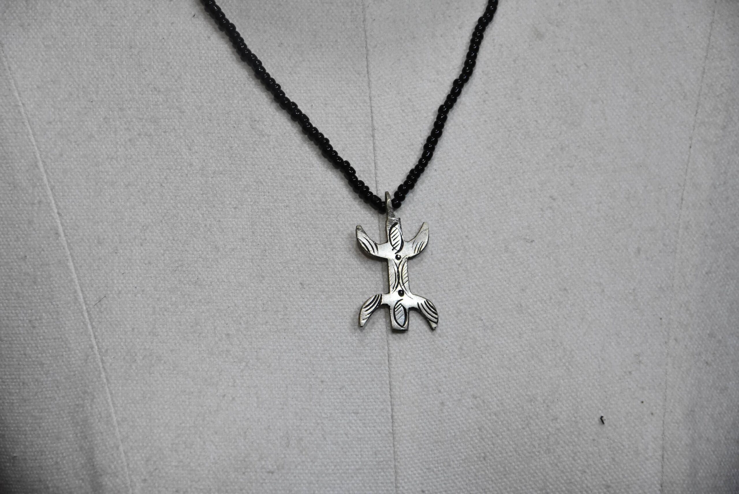 Moroccan Berber Yaz Pendant Necklace, Amazigh Symbol Tifinagh Jewelry - Image 6