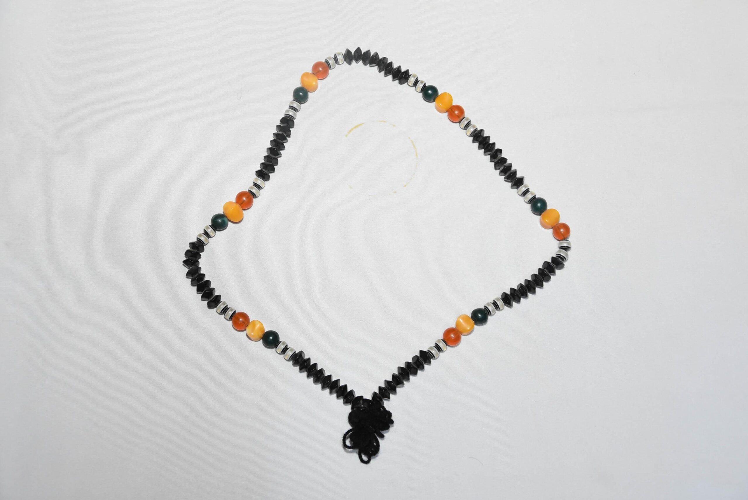 Traditional Mauritanian Tasbih Prayer Bead Necklace, African Tribal Statement Strand - Image 3