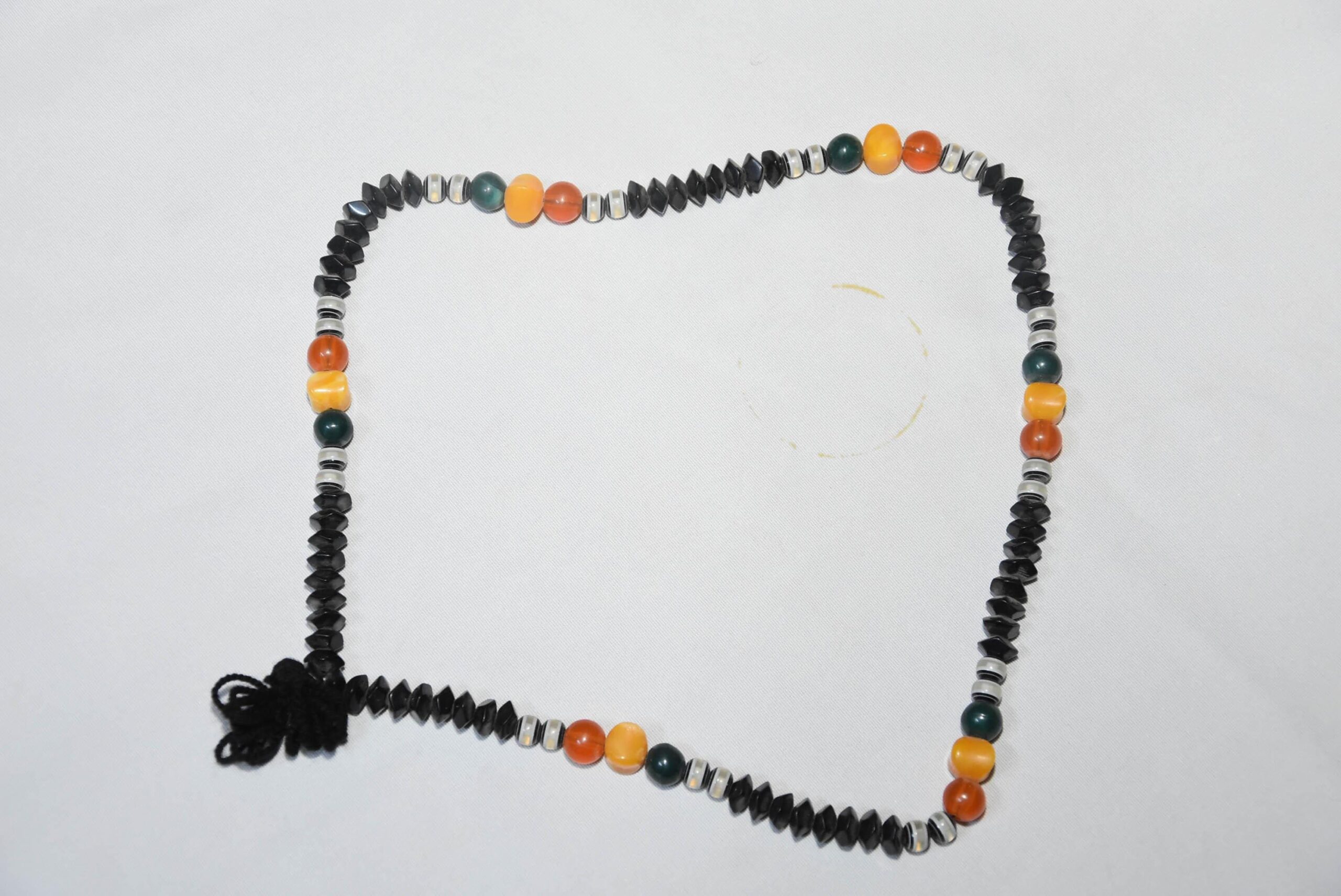 Traditional Mauritanian Tasbih Prayer Bead Necklace, African Tribal Statement Strand - Image 8