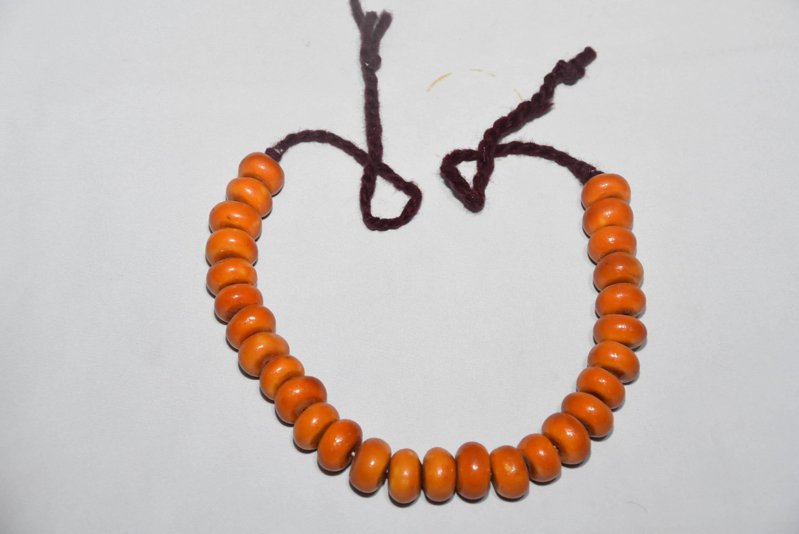 Old Berber Necklace Ambar Resin, Amazigh Loban - Image 5